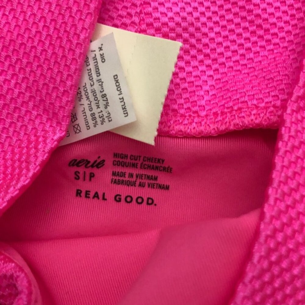 Aerie Neon Pink Bikini Bottom - Picture 2 of 5